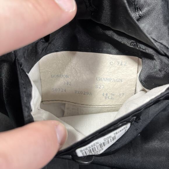 Yves Saint Laurent Mens 44L Pinstripe 100% Worsted Wool Blazer Sport Coat VTG - Picture 7 of 14